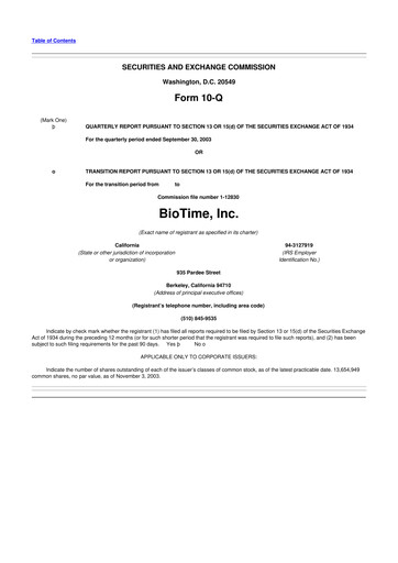 Thumbnail Lineage Cell Therapeutics
 10-Q Quarterly Report FY 