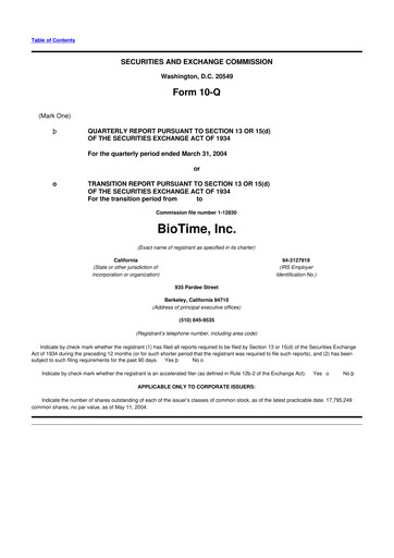 Thumbnail Lineage Cell Therapeutics
 10-Q Quarterly Report FY 
