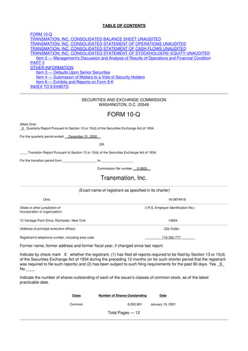 Thumbnail Transcat 10-Q Quarterly Report FY 