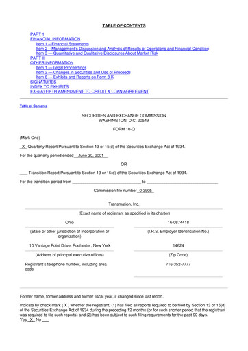 Thumbnail Transcat 10-Q Quarterly Report FY 