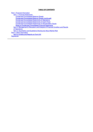 Thumbnail The Andersons, Inc. 10-Q Quarterly Report FY 