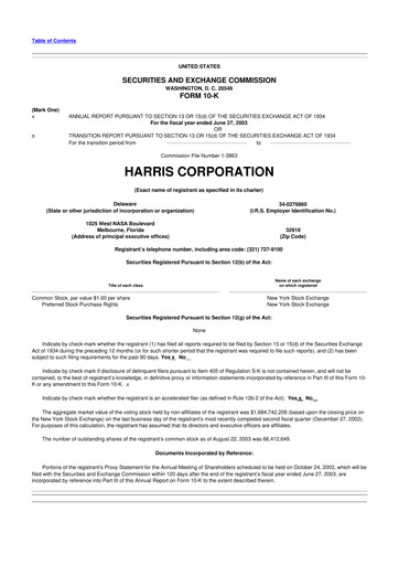 Thumbnail L3Harris Technologies 10-K Annual Report 