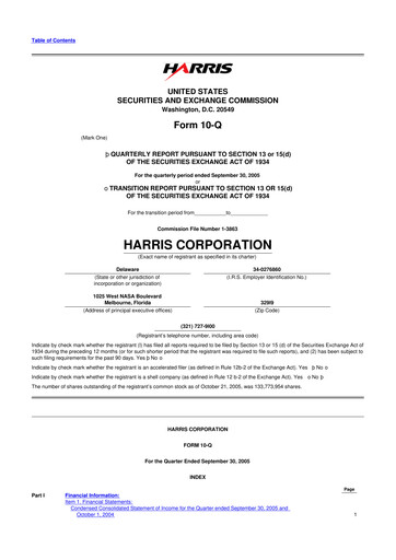 Thumbnail L3Harris Technologies 10-Q Quarterly Report FY 