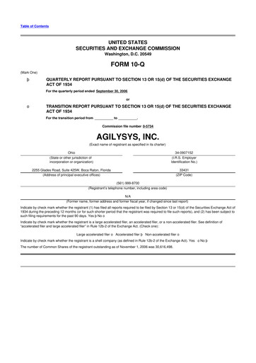 Thumbnail Agilysys 10-Q Quarterly Report FY 