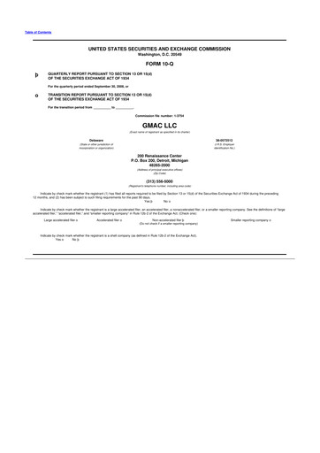 Thumbnail Ally Financial 10-Q Quarterly Report FY 