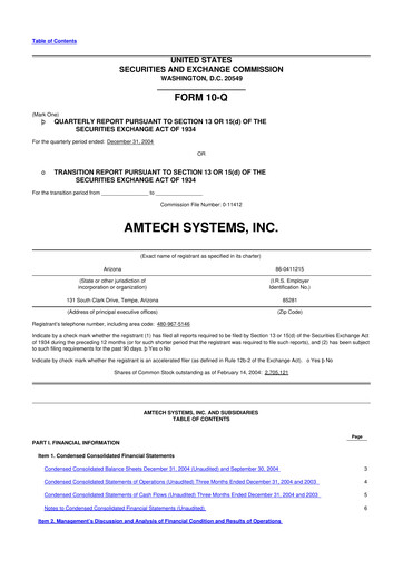 Thumbnail Amtech Systems 10-Q Quarterly Report FY 