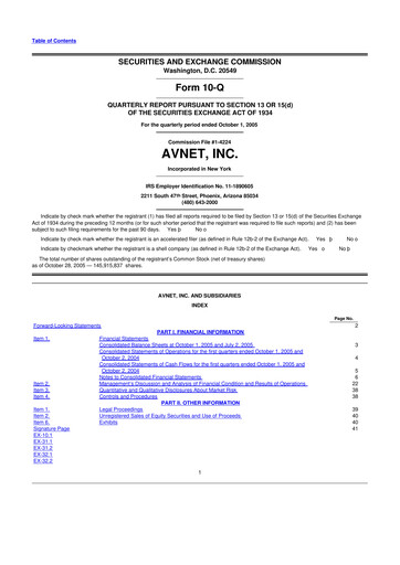 Thumbnail Avnet 10-Q Quarterly Report FY 