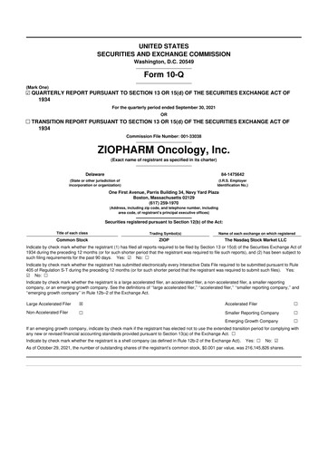 Vorschaubild Alaunos Therapeutics 10-Q Quartalsbericht 2021 