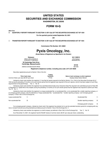 Thumbnail Pyxis Oncology 10-Q Quarterly Report FY2021 