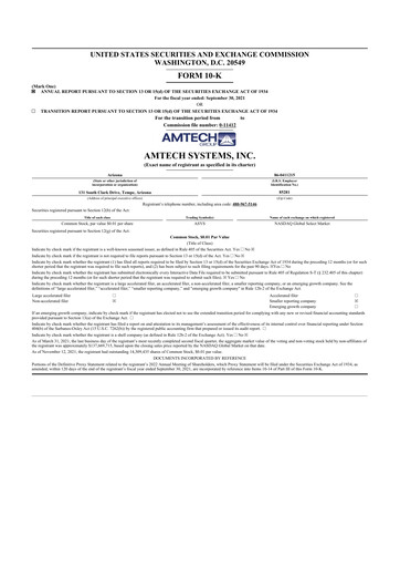 Thumbnail Amtech Systems 10-K Annual Report 2021