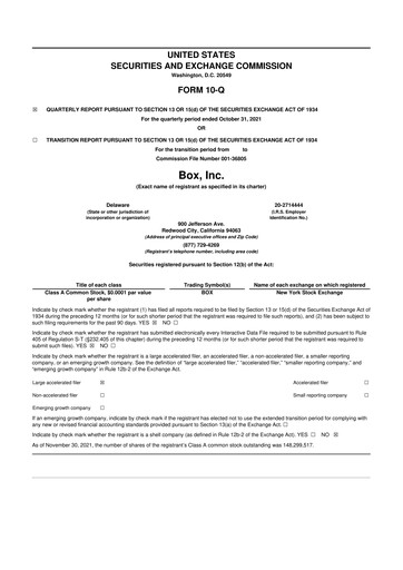 Thumbnail Box, Inc. 10-Q Quarterly Report FY2022 