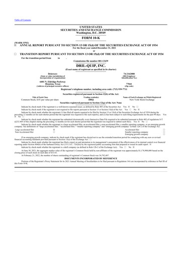 Miniature Innovex International 10-K Rapport annuel 2021