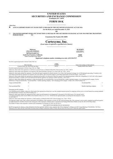 Thumbnail Quince Therapeutics 10-K Annual Report 2021