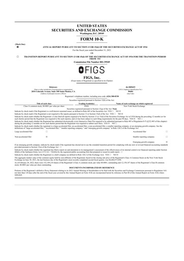 Thumbnail FIGS 10-K Annual Report 2021