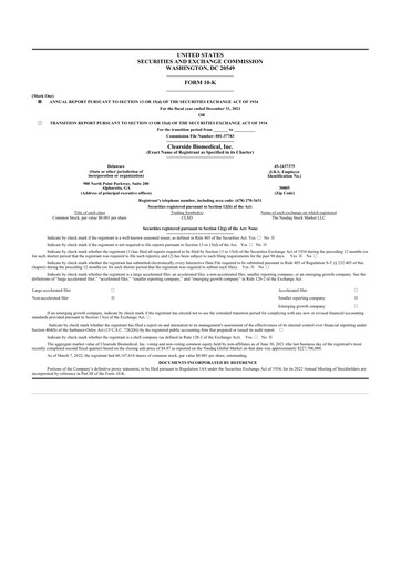 Thumbnail Clearside Biomedical
 10-K Annual Report 2021
