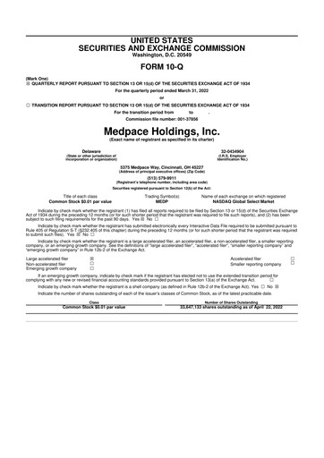 Thumbnail Medpace 10-Q Quarterly Report FY2022 
