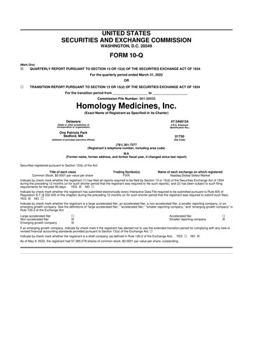 Thumbnail Q32 Bio 10-Q Quarterly Report FY2022 