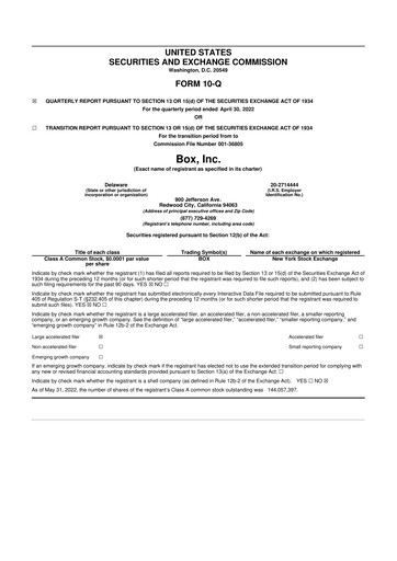 Thumbnail Box, Inc. 10-Q Quarterly Report FY2023 