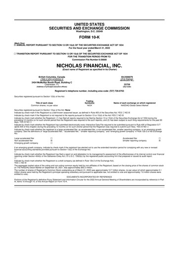 Thumbnail Old Market Capital Corporation 10-K Annual Report 2022