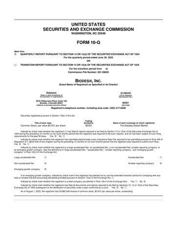Thumbnail Biodesix 10-Q Quarterly Report FY2022 