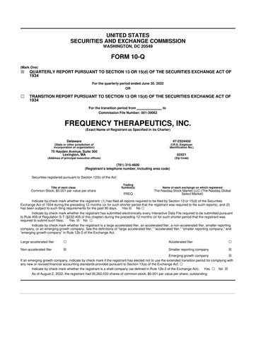 Thumbnail Korro Bio 10-Q Quarterly Report FY2022 