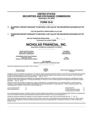 Thumbnail Old Market Capital Corporation 10-Q Quarterly Report FY 