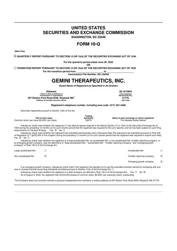 Miniature Disc Medicine 10-Q Rapport trimestriel 2022 