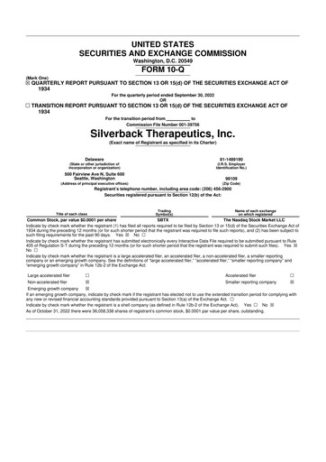 Thumbnail ARS Pharmaceuticals 10-Q Quarterly Report FY2022 