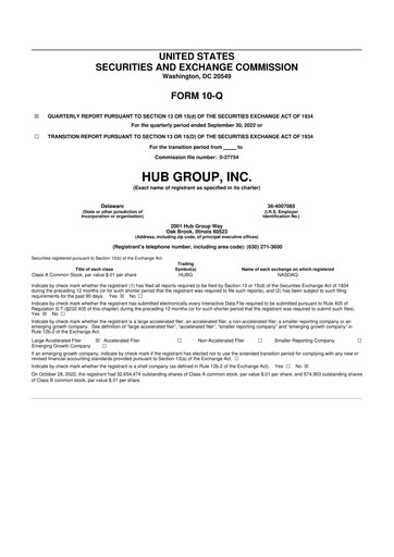 Thumbnail Hub Group
 10-Q Quarterly Report FY2022 