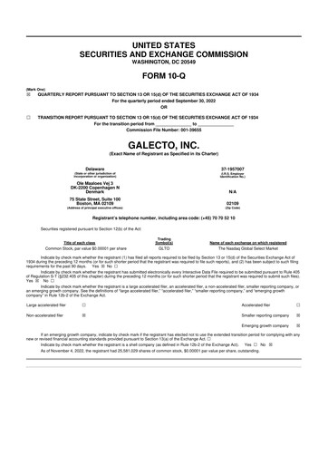 Thumbnail Damora Therapeutics 10-Q Quarterly Report FY2022 