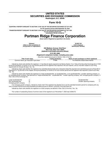 Thumbnail BCP Investment Corporation 10-Q Quarterly Report FY2022 