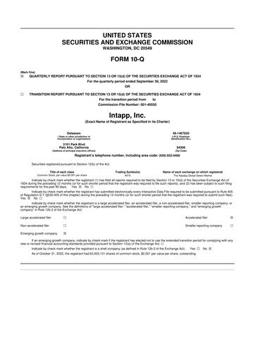 Thumbnail Intapp 10-Q Quarterly Report FY2023 