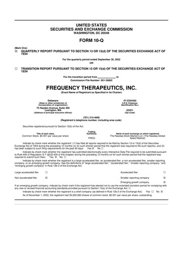 Thumbnail Korro Bio 10-Q Quarterly Report FY2022 