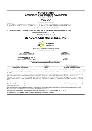 Thumbnail 5E Advanced Materials 10-Q Quarterly Report FY2023 