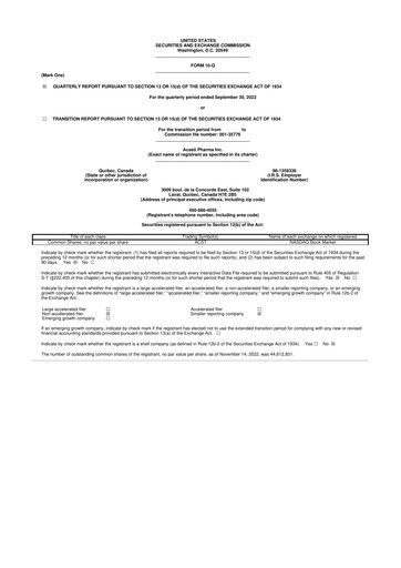 Miniature Grace Therapeutics 10-Q Rapport trimestriel 2022 