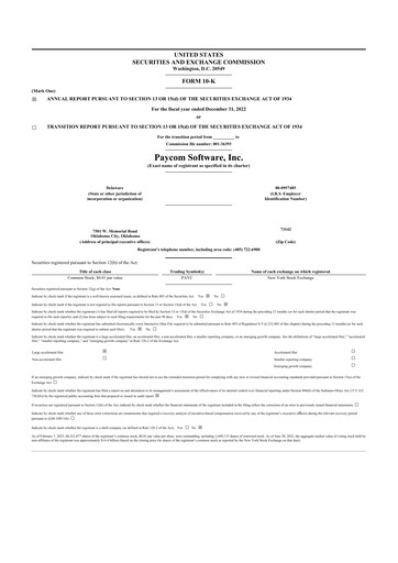 Thumbnail Paycom
 10-K Annual Report 2022