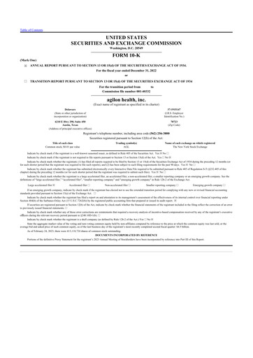 Thumbnail Agilon Health 10-K Annual Report 2022