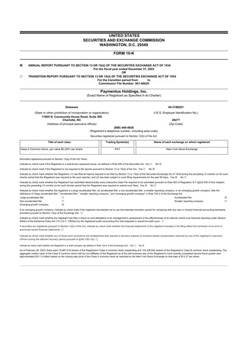 Thumbnail Paymentus 10-K Annual Report 2022