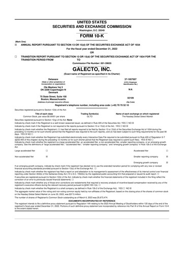 Thumbnail Damora Therapeutics 10-K Annual Report 2022