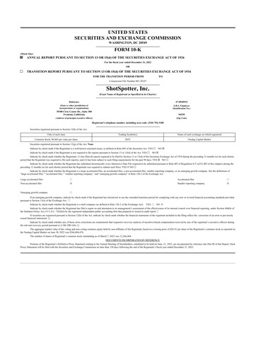 Thumbnail SoundThinking 
 (ShotSpotter) 10-K Annual Report 2022