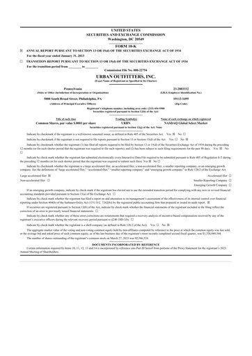 Thumbnail Urban Outfitters
 10-K Annual Report 2023