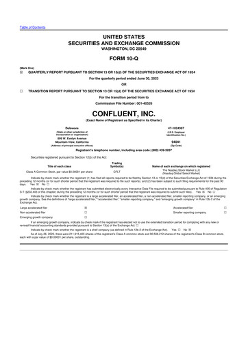 Thumbnail Confluent 10-Q Quarterly Report FY2023 