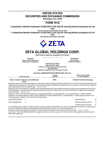 Vorschaubild Zeta Global 10-Q Quartalsbericht 2023 