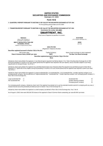 Thumbnail SmartRent 10-Q Quarterly Report FY2023 