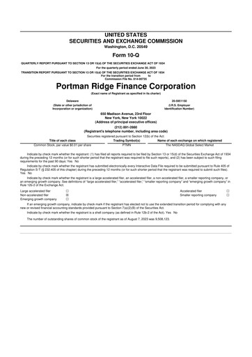 Thumbnail BCP Investment Corporation 10-Q Quarterly Report FY2023 