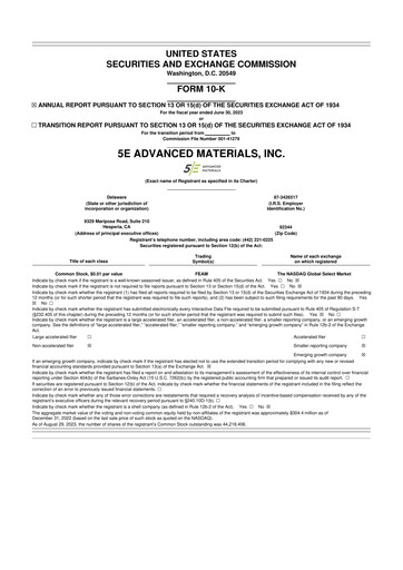 Thumbnail 5E Advanced Materials 10-K Annual Report 2023