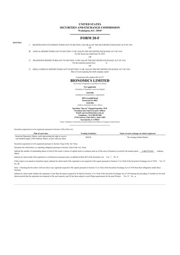 Thumbnail Neuphoria Therapeutics 20-F Annual Report 2023