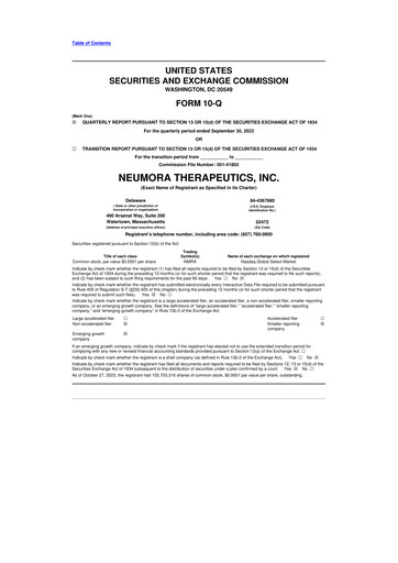 Thumbnail Neumora Therapeutics 10-Q Quarterly Report FY2023 