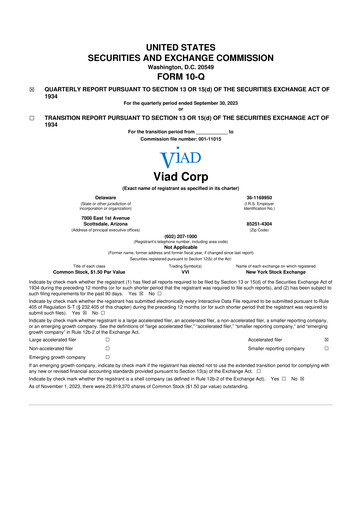 Thumbnail Pursuit Attractions and Hospitality 10-Q Quarterly Report FY2023 