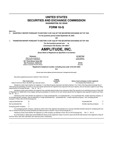 Thumbnail Amplitude 10-Q Quarterly Report FY2023 